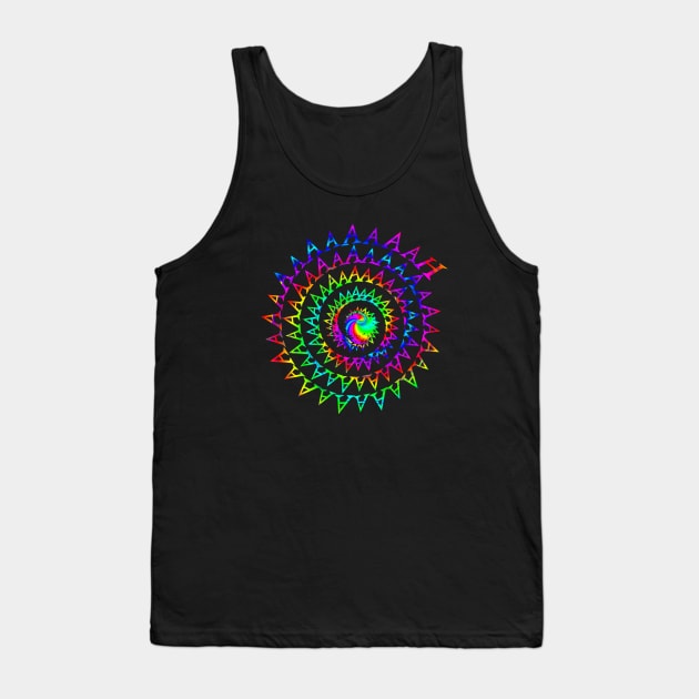 Inside I'm Screaming (Rainbow) Tank Top by tenderentropy